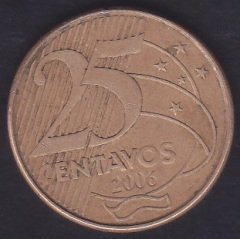 Brezilya 25 Centavos 2006