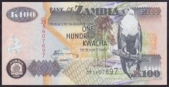 Zambia 100 Kwacha 2006 Çil Pick 38f