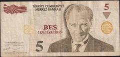 8.Emisyon 5 Ytl A77 831435 Çok Temiz