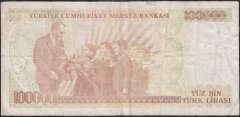 7.Emisyon 3.Tertip 100000 Lira I11 245652 Çok Temiz