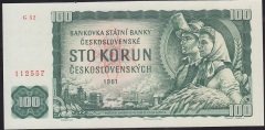 ÇEKOSLOVAKYA 100 KORUN 1961 ÇİL