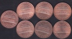 AMERİKA 1 CENT 2000-01-02-03-04-05-06 YILLARI 7 ADET LOT