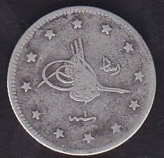 1327/1 Reşat 2 Kuruş Gümüş