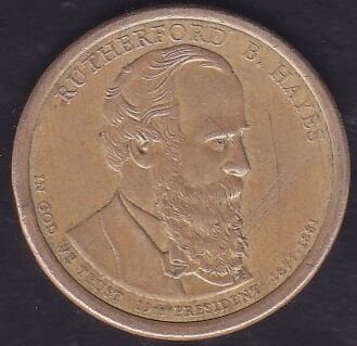 Amerika 1 Dolar 2011 D ABD Başkanı - Rutherford B. Hayes (1877-1881) Hatıra Para