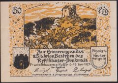 Almanya 50 Pfennig Notgeld 1921 Çilaltı Çil