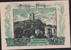 Almanya 50 Pfennig Notgeld 1921 Çilaltı Çil