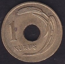1949 Yılı 1 Kuruş Çok Çok temiz +