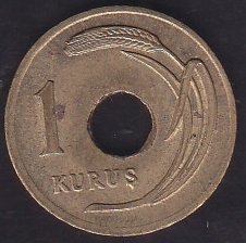 1949 Yılı 1 Kuruş Çok Çok temiz +