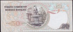 6.Emisyon 1.Tertip 50 Lira I07 238241 Çok Temiz+