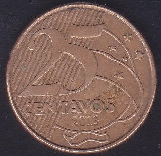 Brezilya 25 Centavos 2013