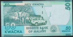 Malawi 50 Kwacha 2020 Çil 4580000