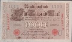 Almanya 1000 Mark 1910 Çilaltı Çil