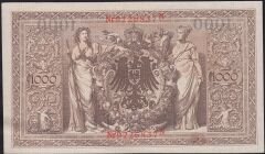 Almanya 1000 Mark 1910 Çilaltı Çil