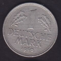 Almanya 1 Mark 1950 J