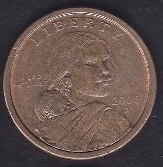 Amerika 1 Dolar 2000 D