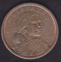 Amerika 1 Dolar 2000 D