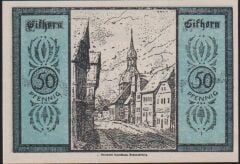 Almanya 50 Pfennig Notgeld 1921 Çil