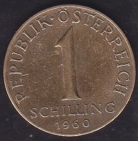 AVUSTURYA 1 ŞİLİN 1960