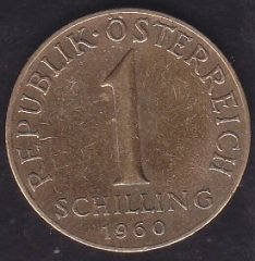 AVUSTURYA 1 ŞİLİN 1960