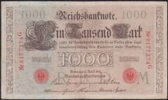 Almanya 1000 Mark 1910 Çok Temiz+