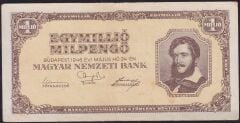Macaristan 1000000 Pengo 1946 Çok Temiz+