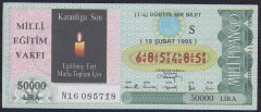 1995 19 ŞUBAT ÇEYREK BİLET