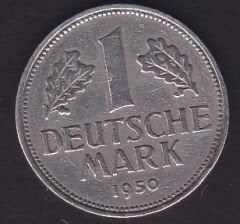 Almanya 1 Mark 1950 F