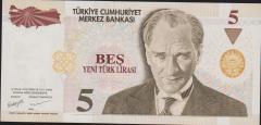 8.Emisyon 5 Ytl A67 893444 Çil