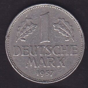 Almanya 1 Mark 1957 D