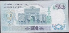 6.EMİSYON 2.TERTİP 500 LİRA N12 360105 ÇÇT +
