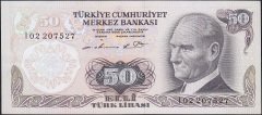 6.Emisyon 1.Tertip 50 Lira I02 207527 Çilaltı