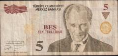 8.Emisyon 5 Ytl A63 180969 Temiz