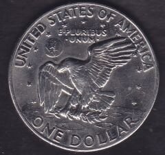 Amerika 1 Dolar 1972 Temizlenmiş