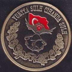 Kıbrıs Barış Harekatı 50.Yıl Hatıra Madalya 43 mm