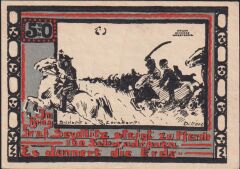 Almanya 50 Pfennig Notgeld 1921 Çil