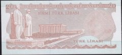 6.Emisyon 3.Tertip 20 Lira H41 099808 Çilaltı Çil
