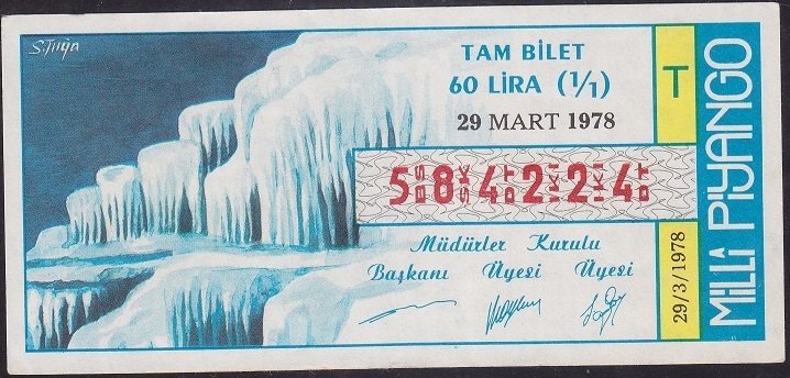 1978 29 Mart Tam Bilet - T Serisi