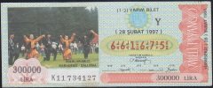 1997 28 ŞUBAT YARIM BİLET - Y SERİSİ