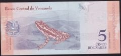 Venezuela 5 Bolivares 2018 Çil Pick 102 ( 000 )