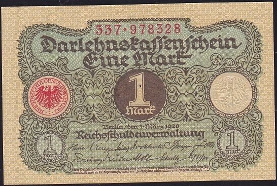Almanya 1 Mark 1920 Çil