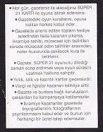 Süper 21 Kazıkazan Kartı Sinek 8