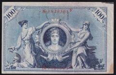 Almanya 100 Mark 1908 Temiz