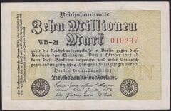 Almanya 10.000.000 Mark 1923 Çok Çok Temiz