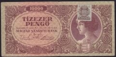 Macaristan 10000 Pengo 1945 Çok Temiz+