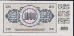 Yugoslavya 1000 Dinar 1978 Çok Çok Temiz - Çilaltı