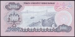 6.Emisyon 3.Tertip 1000 Lira F84 445184 Çil