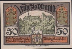 Almanya 50 Pfennig Notgeld 1921 Çil