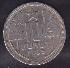 1939 Yılı 10 Kuruş