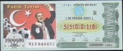 2001 30 Nisan Çeyrek Bilet - R Serisi