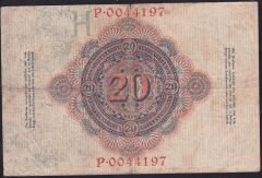 Almanya 20 Mark 1914 Çok Temiz